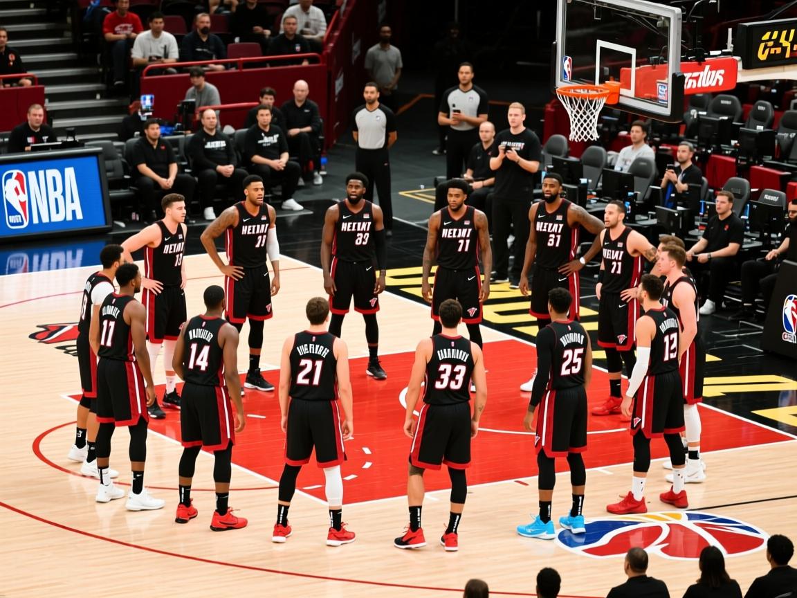 热火队球员频繁轮换，球队战绩一波三折