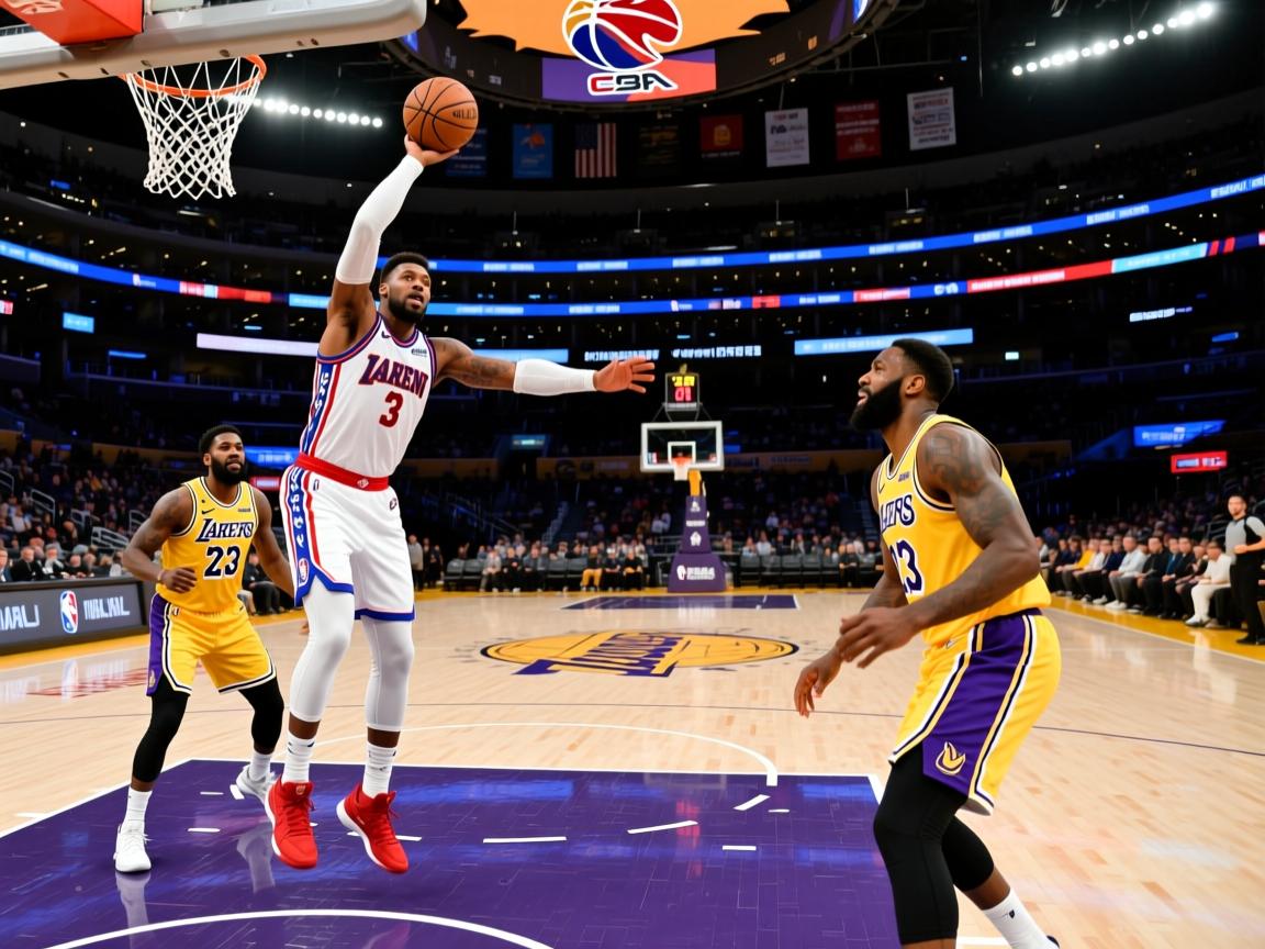 76人主场惜败湖人，浓眉砍下全队最高分  第3张