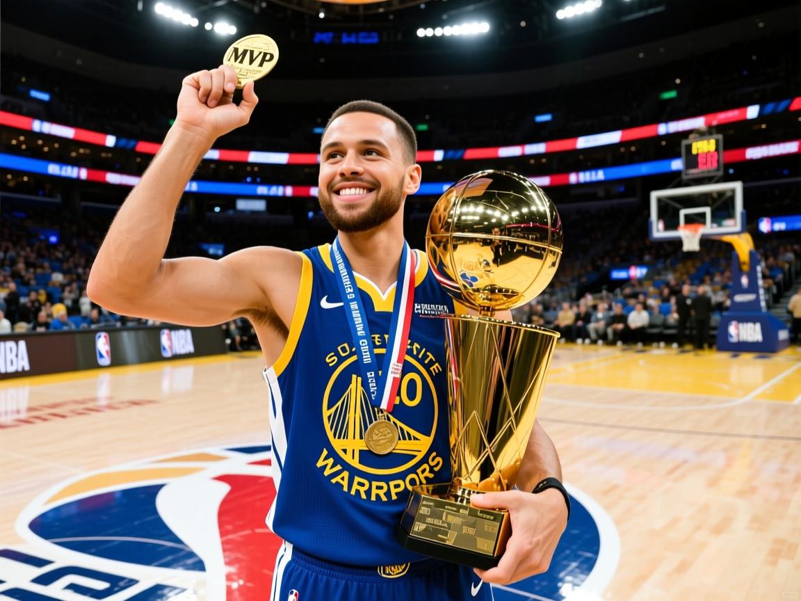 勇士队再次夺得NBA总冠军，库里MVP  第2张